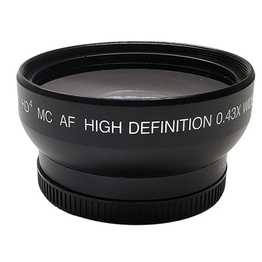 Vivitar HD4‎ MC AF 0.43X Wide Angle Converter Macro Lens Japan Optics 52mm Black